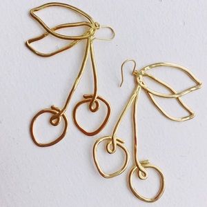 J Crew cherry 🍒 earrings